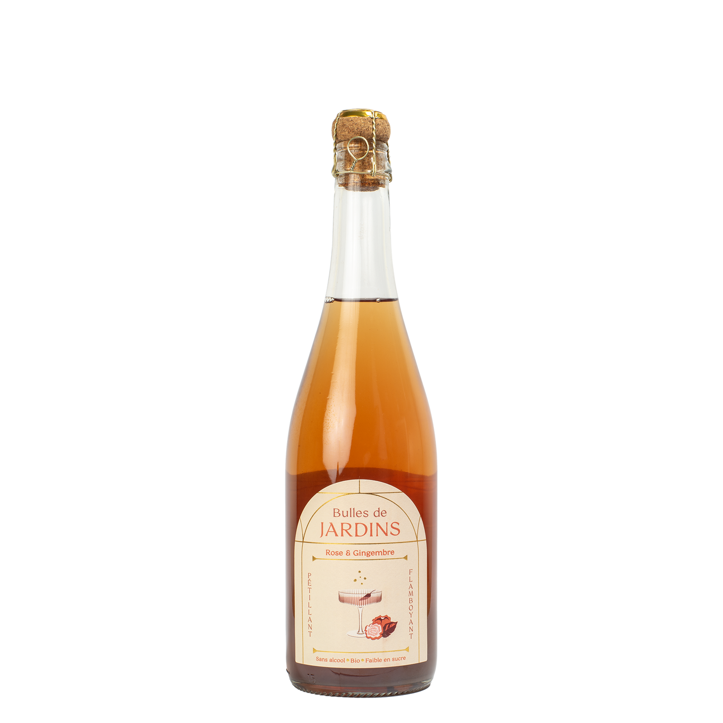 Pétillant Sans Alcool Rose Gingembre